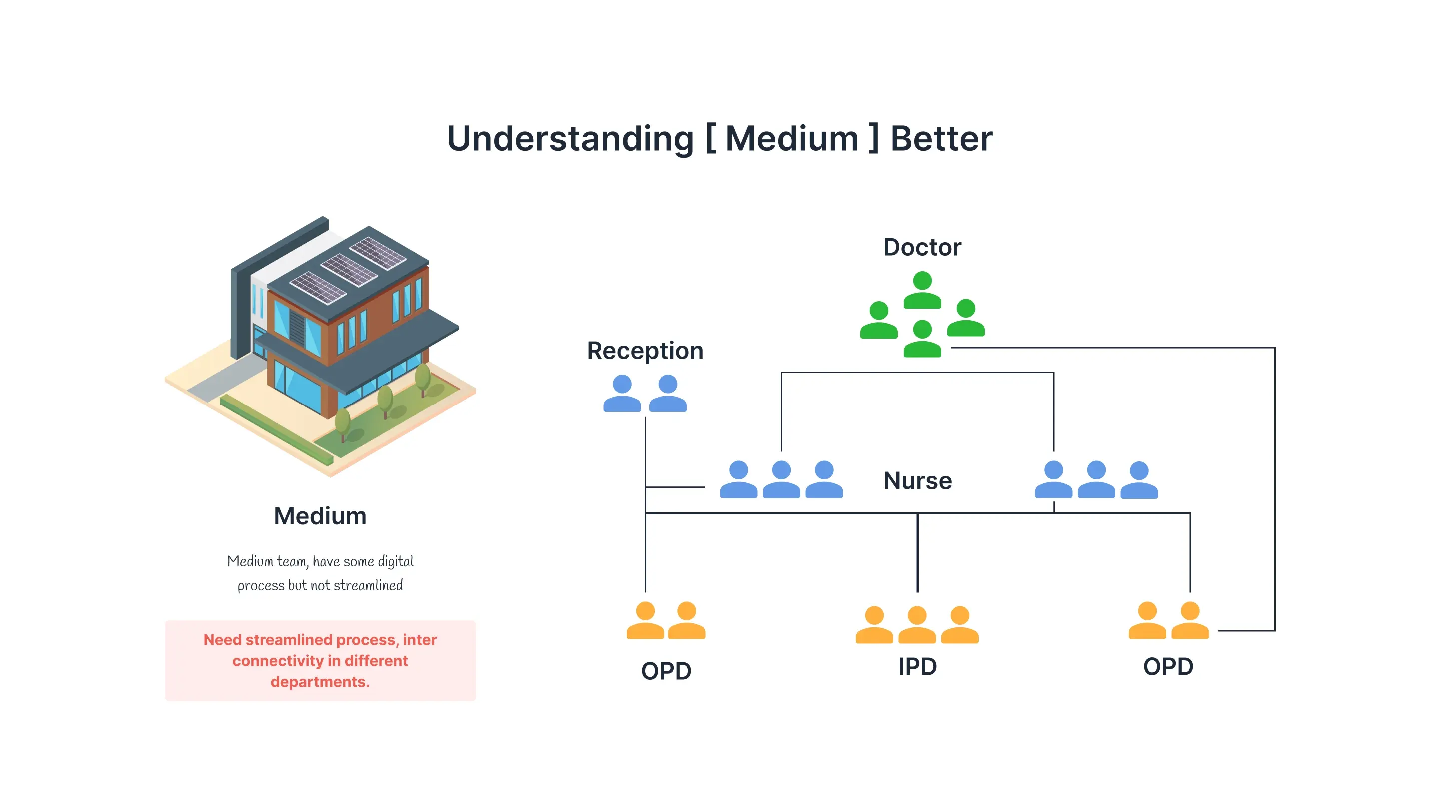 Medium clinic role structure