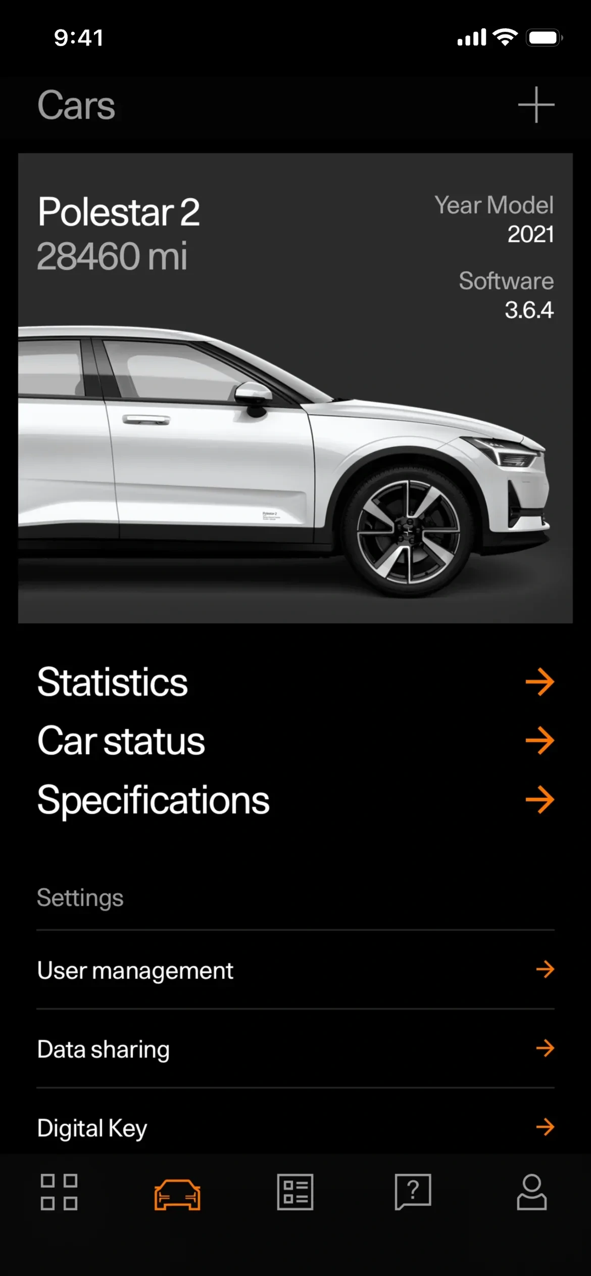 Polestar app: the car first