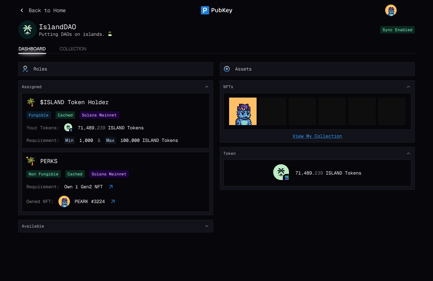Improved Pubkey community administration dashboard